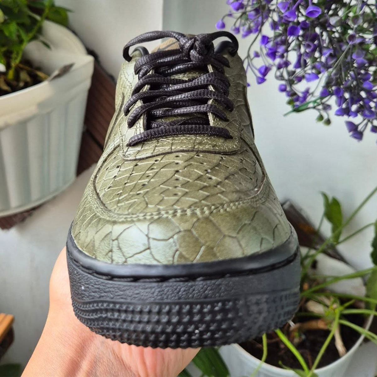 Nike Air Force 1 Morse Code Cargo Khaki Black Metallic Gold Iq3370 325 4