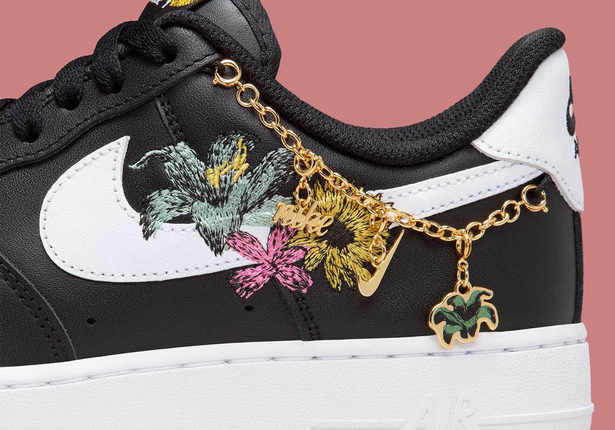 The Nike Air Force 1 Low "Now Accepting All Flowers" Blooms A Black Colorway