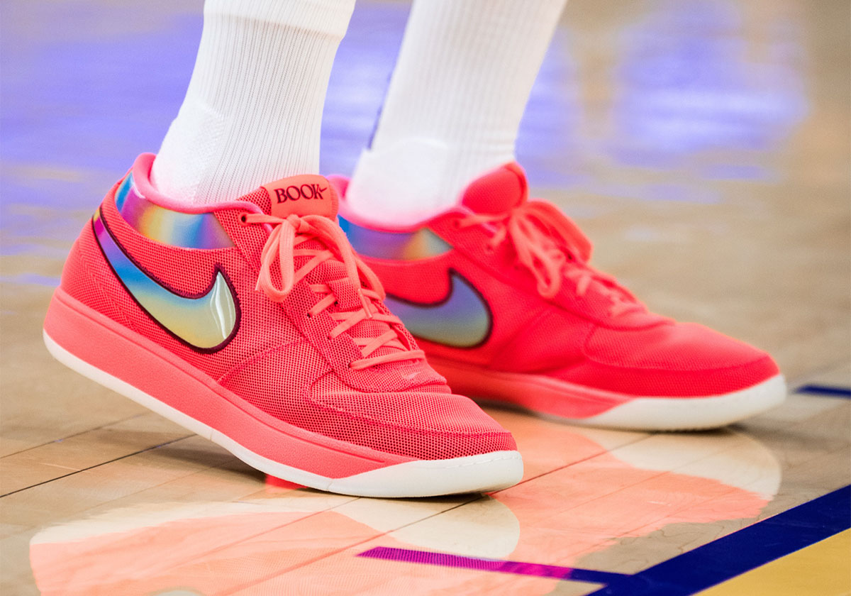 Devin Booker Debuts An Orange “Aurora” Nike Book 1 PE