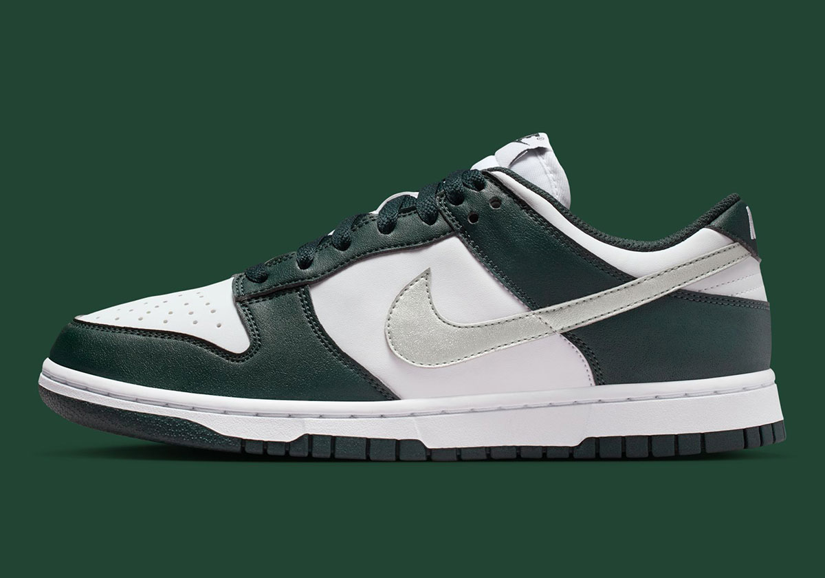 Nike Dunk Low Seaweed White Sail Metallic Silver Io7450 364 1