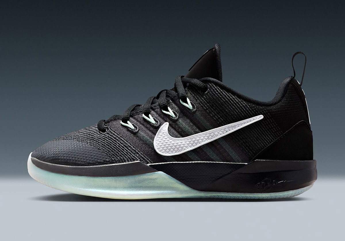 The Nike Sabrina 3 Offers Up A Kids’ “Black/Grey”