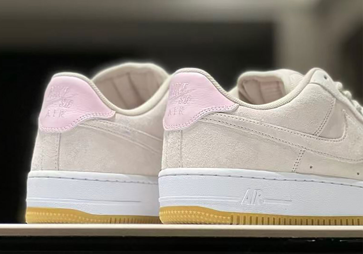 Nike Sb Air Force 1 Light Orewood Brown Pink Gum 4