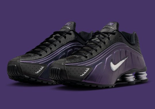 The Nike Shox R4 “Purple Snakeskin” Is Feeling The Mamba Mentality