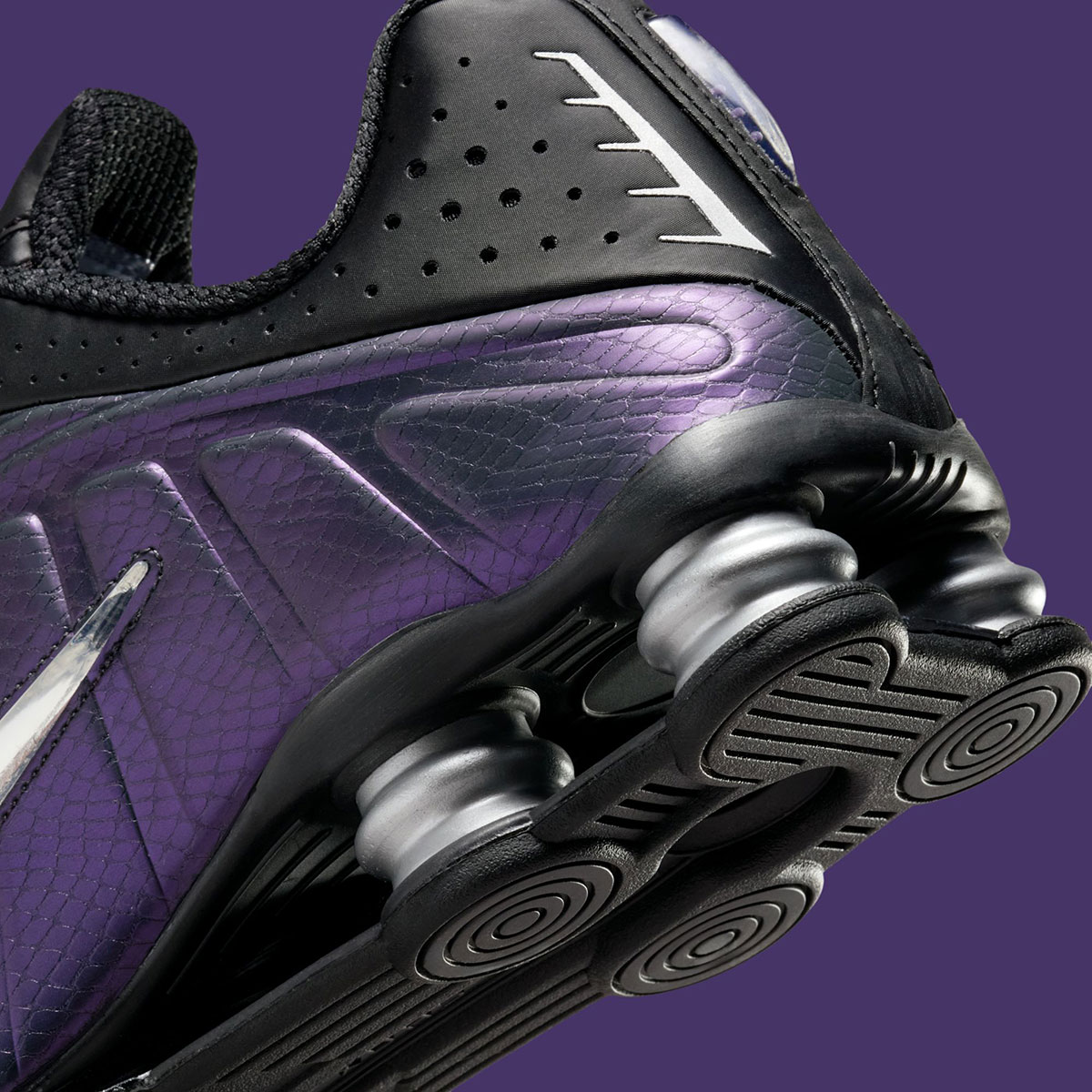Nike Shox R4 Purple Snakeskin Io4546 002 4