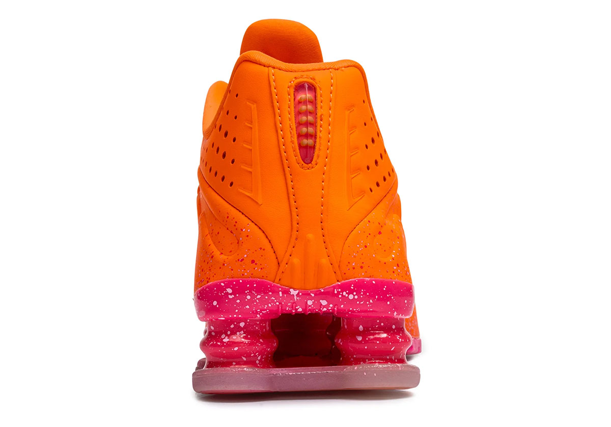 Nike Shox R4 Total Orange Citron Tint Hyper Pink Ih2343 800 2