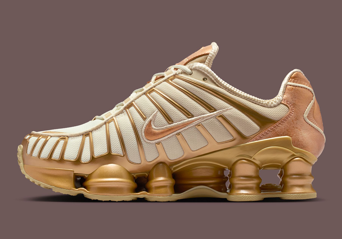 Nike Shox Tl Coconut Milk Metallic Gold Im7189 113 1