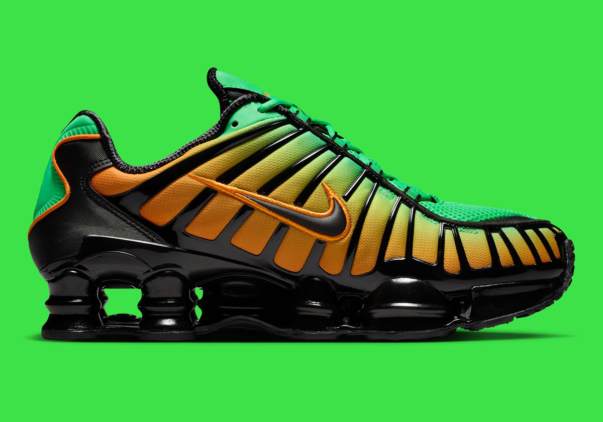 Nike Shox Tl Green Shock Bright Ceramic Black Av3595 301 3