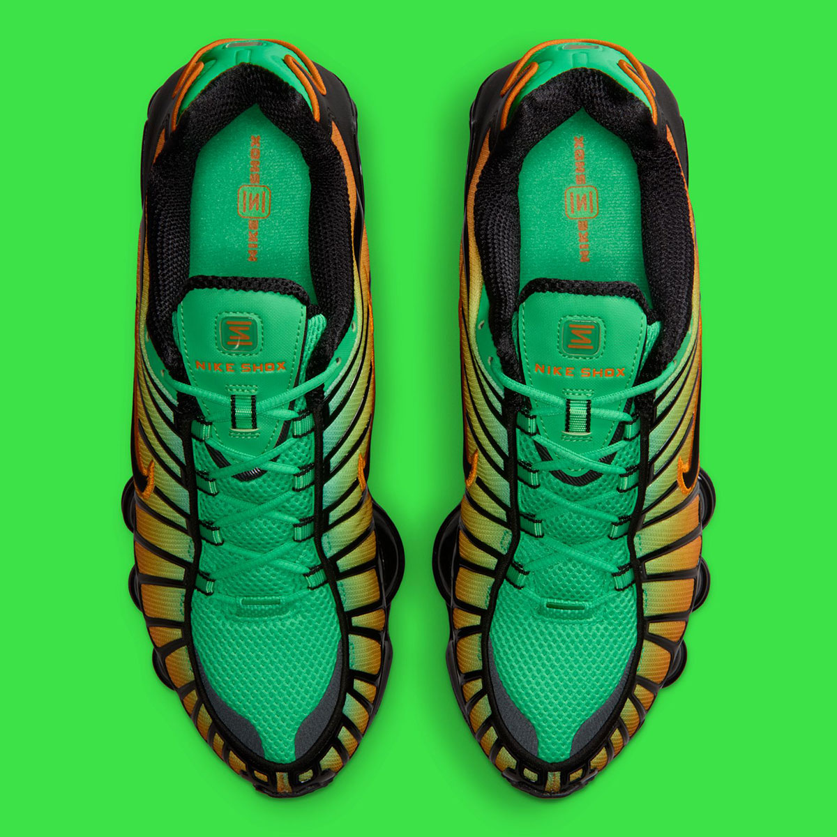 Nike Shox Tl Green Shock Bright Ceramic Black Av3595 301 4