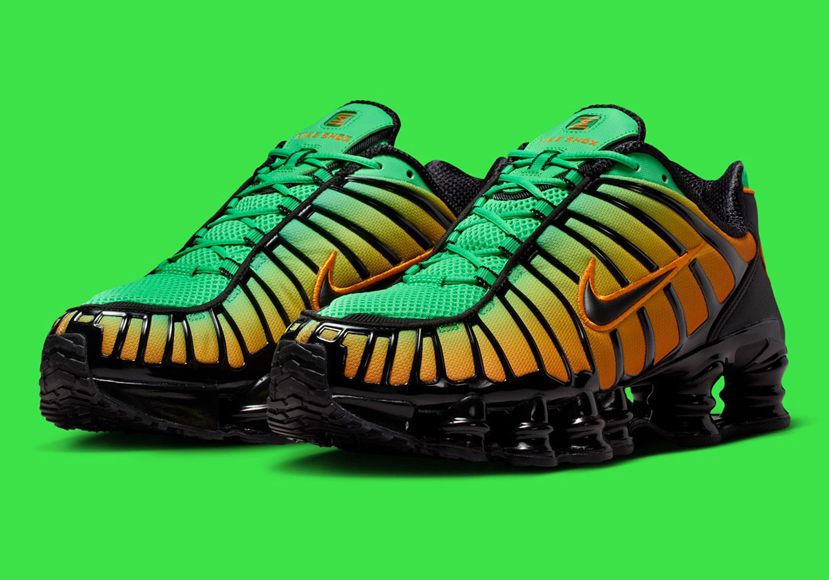 Nike Shox Tl Green Shock Bright Ceramic Black Av3595 301 5