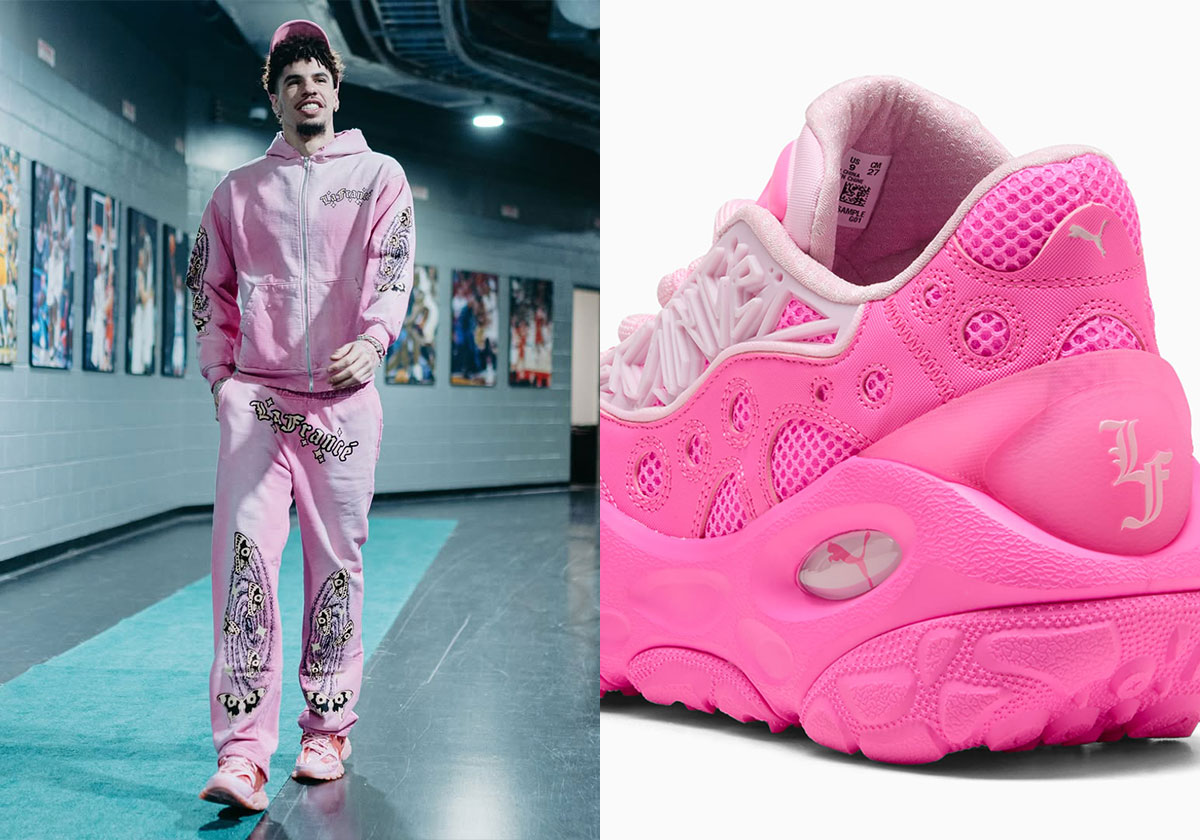 LaMelo Ball’s PUMA LaFrance RNR Dips Into “Poison Pink”