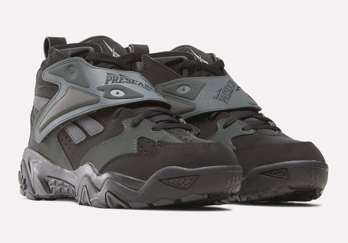 Reebok Preseason 94 Black Grey 100230670 5