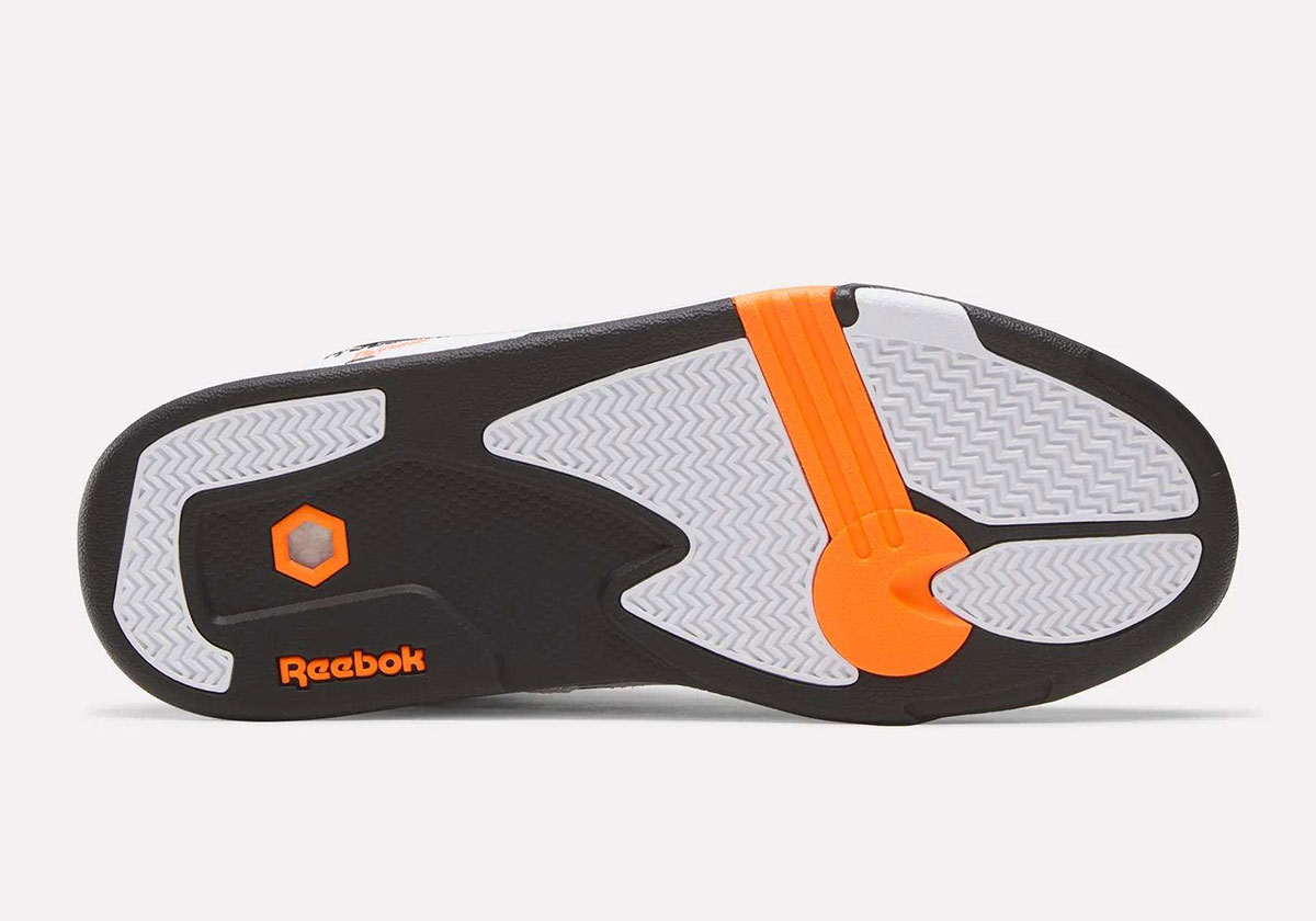 Reebok Pump Omni Zone Ii White Black Orange 100252505 2