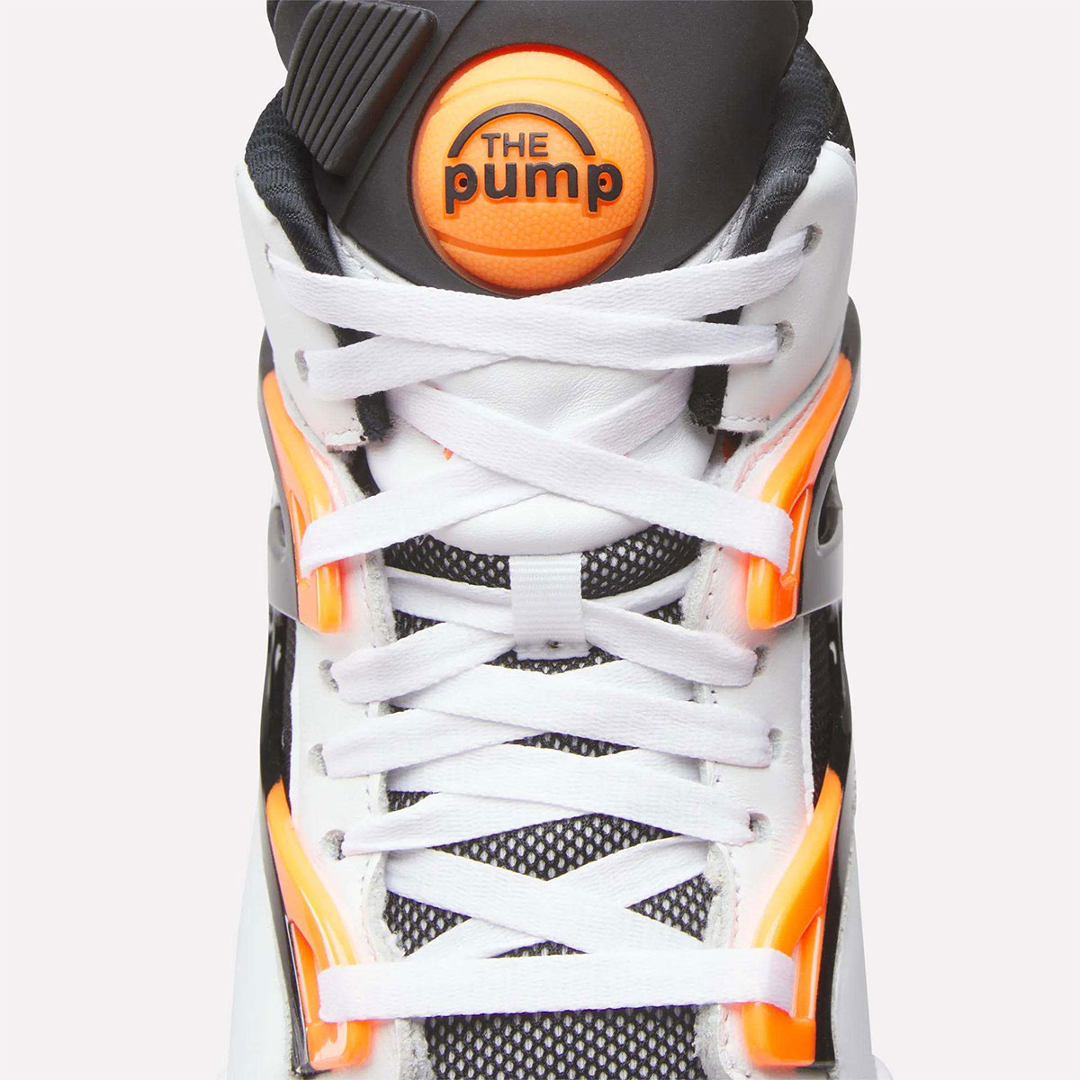 Reebok Pump Omni Zone Ii White Black Orange 100252505 4