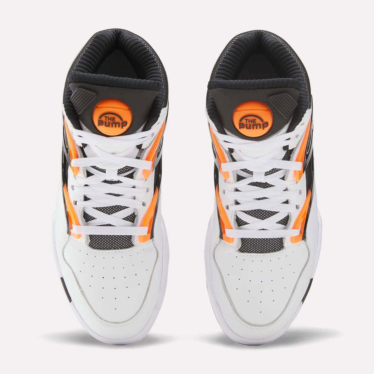 Reebok Pump Omni Zone Ii White Black Orange 100252505 7