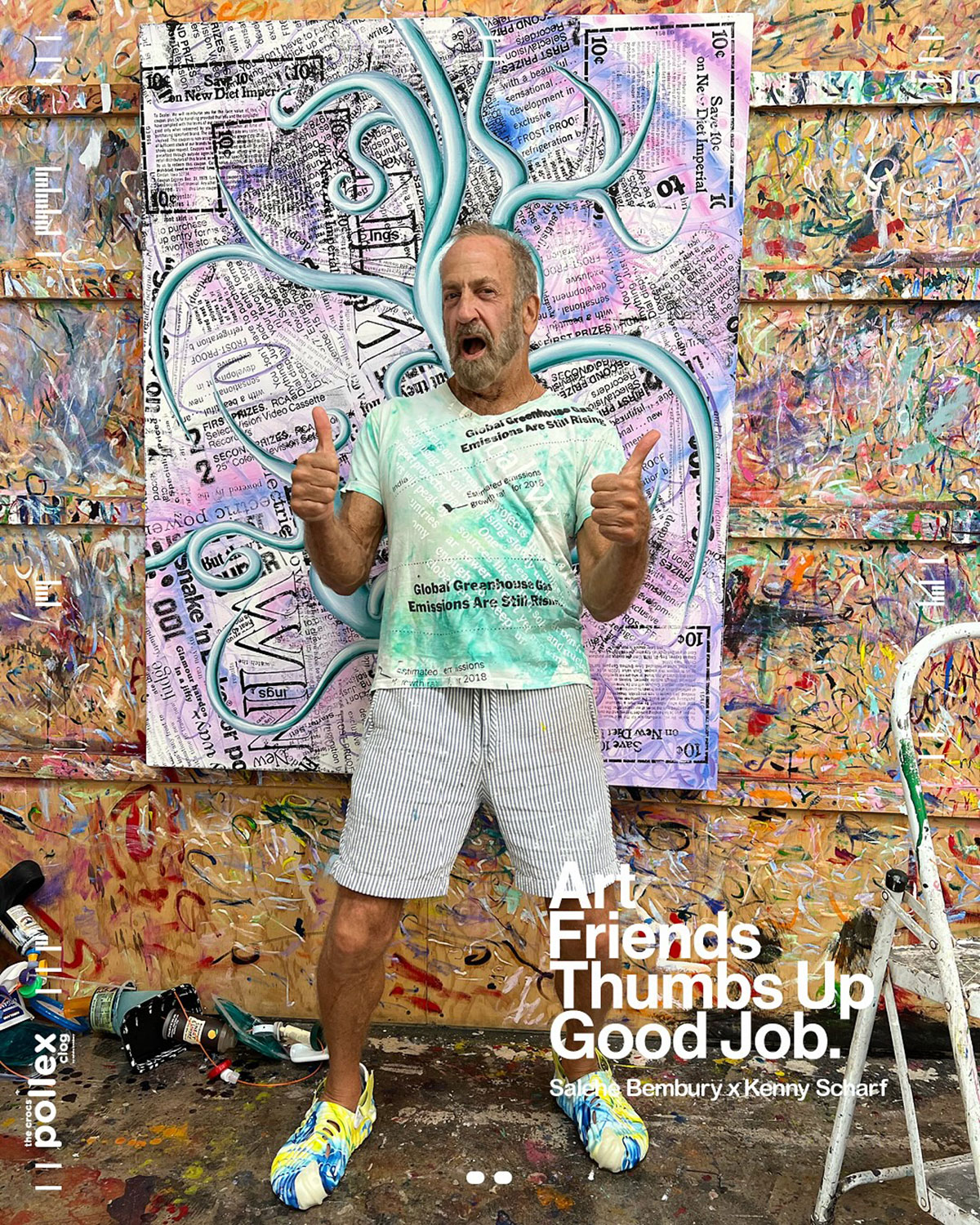 Salehe Bembury Crocs Pollex Clog Art Friends Kenny Scharf 7