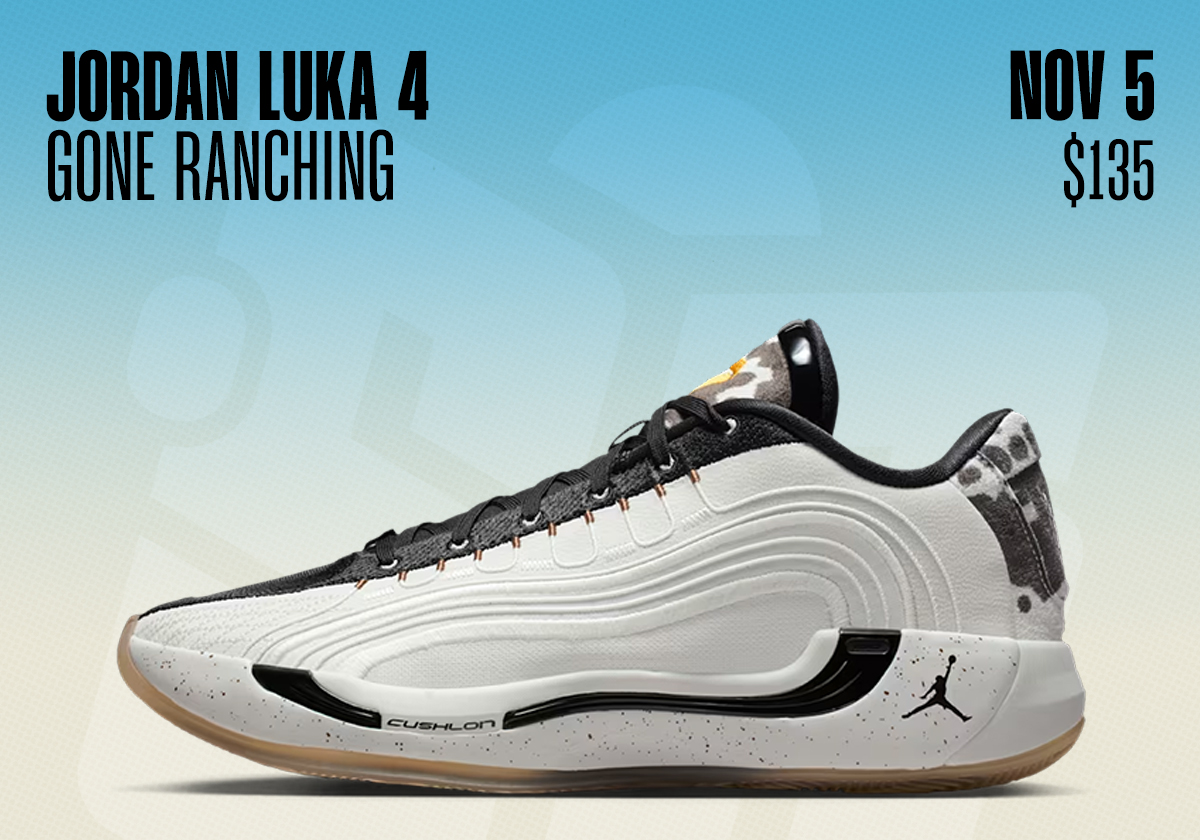 Sneaker Releases November 2 November 8 Jordan Luka 4 Gone Ranching
