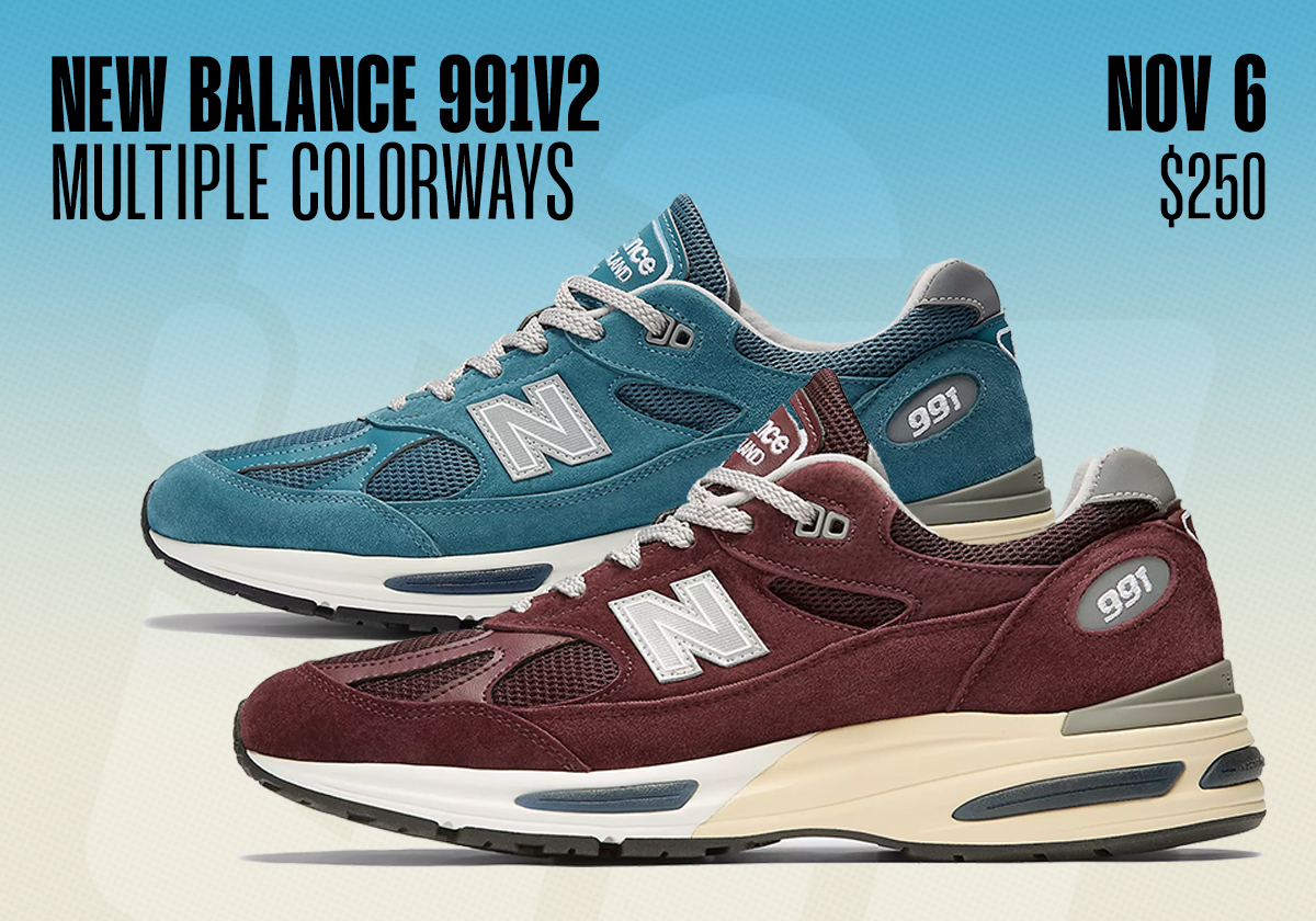 Sneaker Releases November 2 November 8 New Balance 991v2 Made In Uk