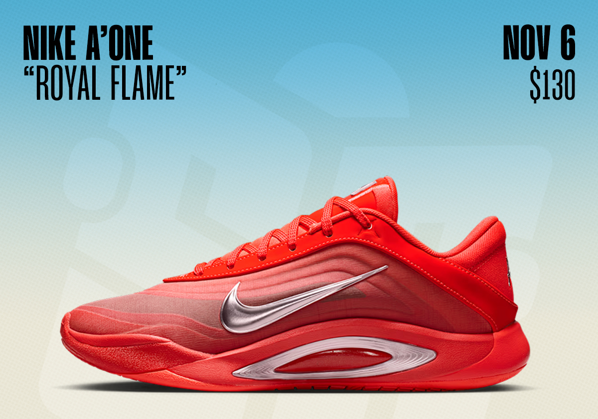 Sneaker Releases November 2 November 8 Nike A'one Red