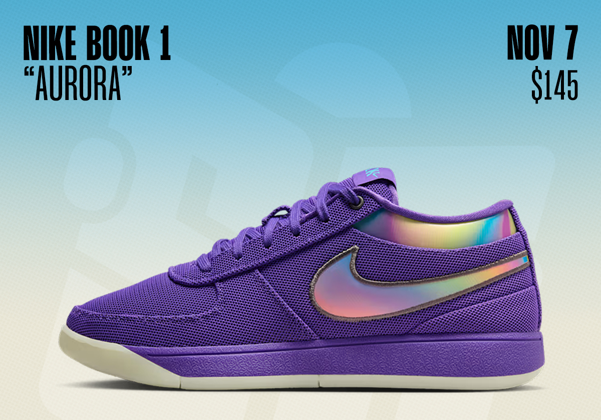Sneaker Releases November 2 November 8 Nike Book 1 Aurora