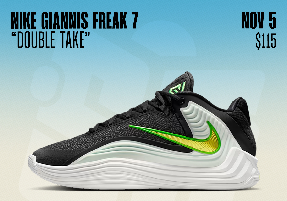 Sneaker Releases November 2 November 8 Nike Giannis Freak 7 Double Take