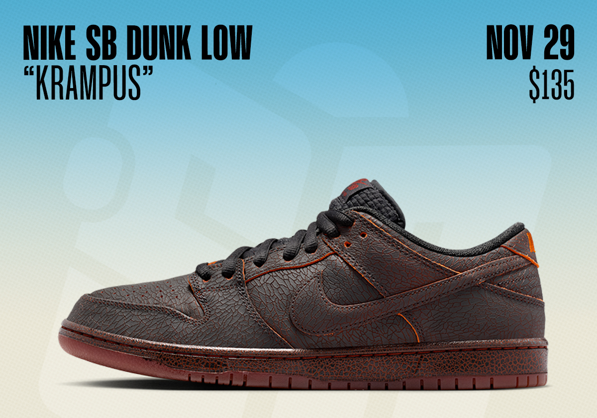 Sneaker Releases November 23 29 Nike Sb Dunk Low Krampus