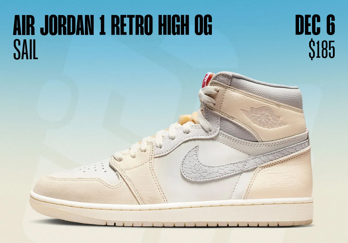 Sneaker Releases November 30 December 6 Air Jordan 1 Elephant Swoosh Moved