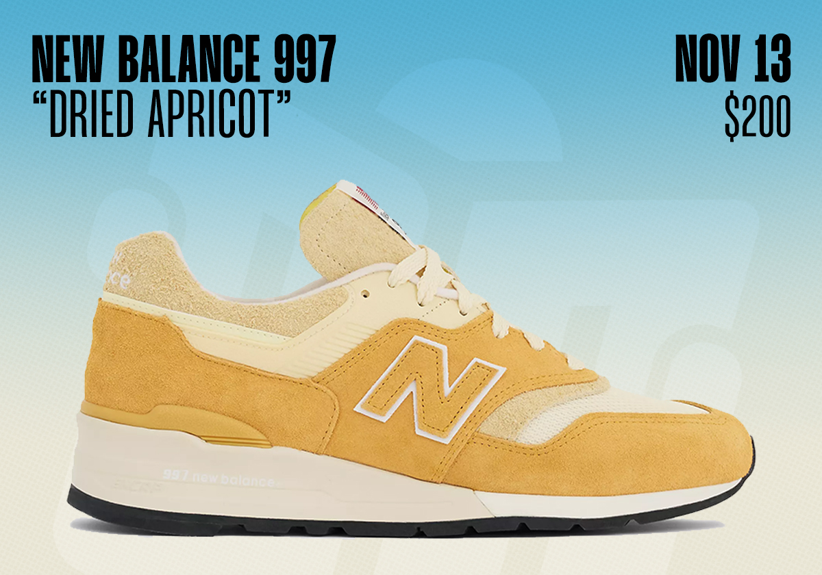 Sneaker Releases November 9 November 15 New Balance 997 Dried Apricot