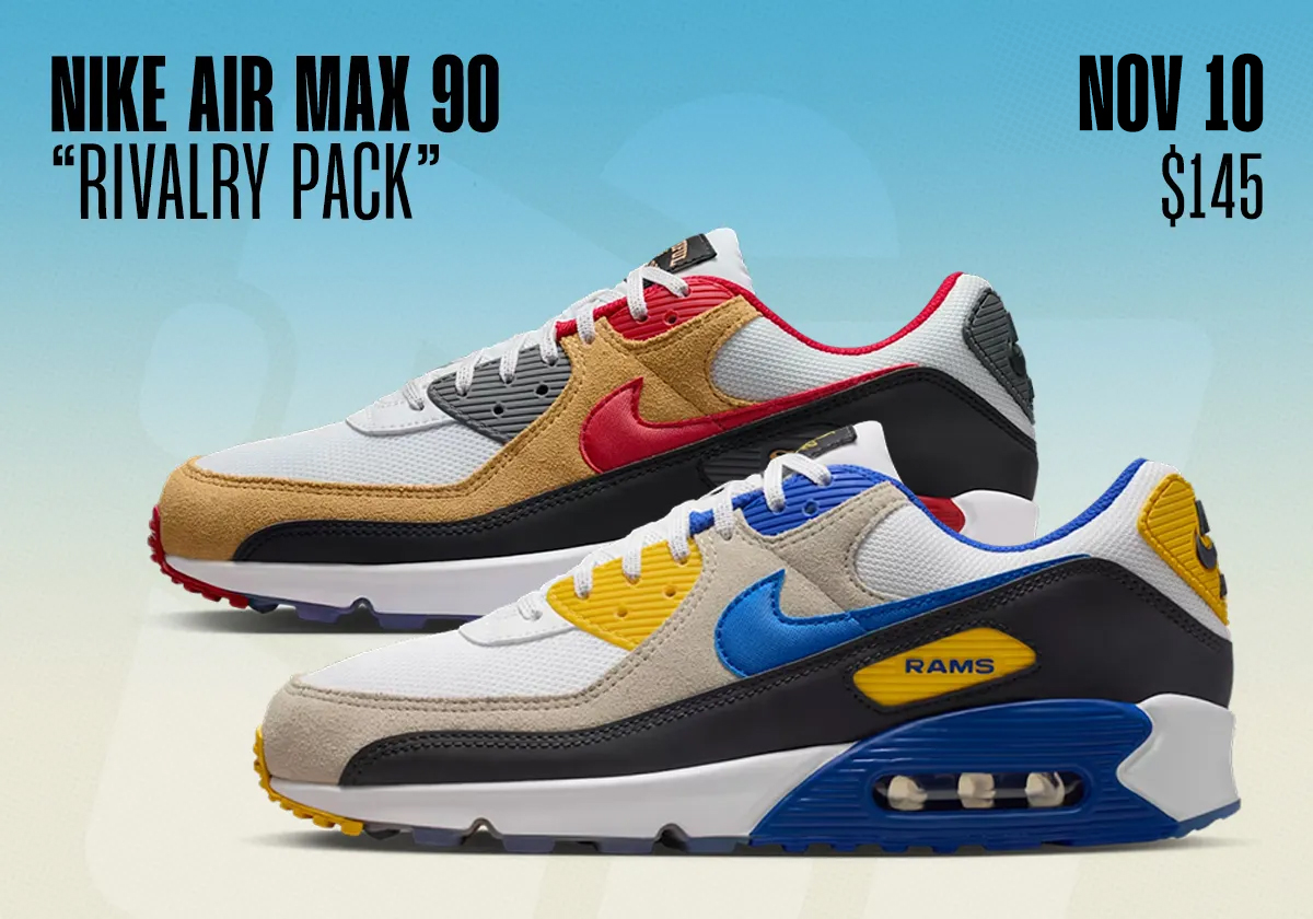 Sneaker Releases November 9 November 15 Nfl Rivalry Air Max 90
