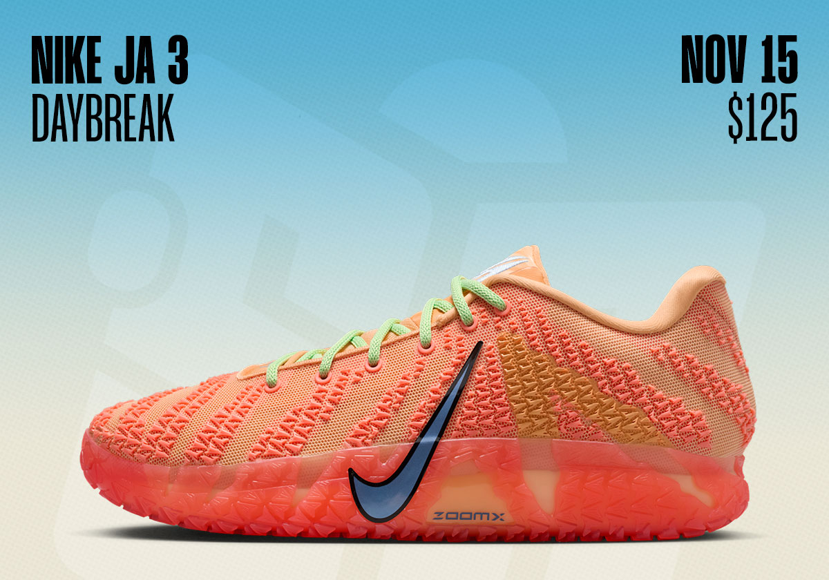 Sneaker Releases November 9 November 15 Nike Ja 3