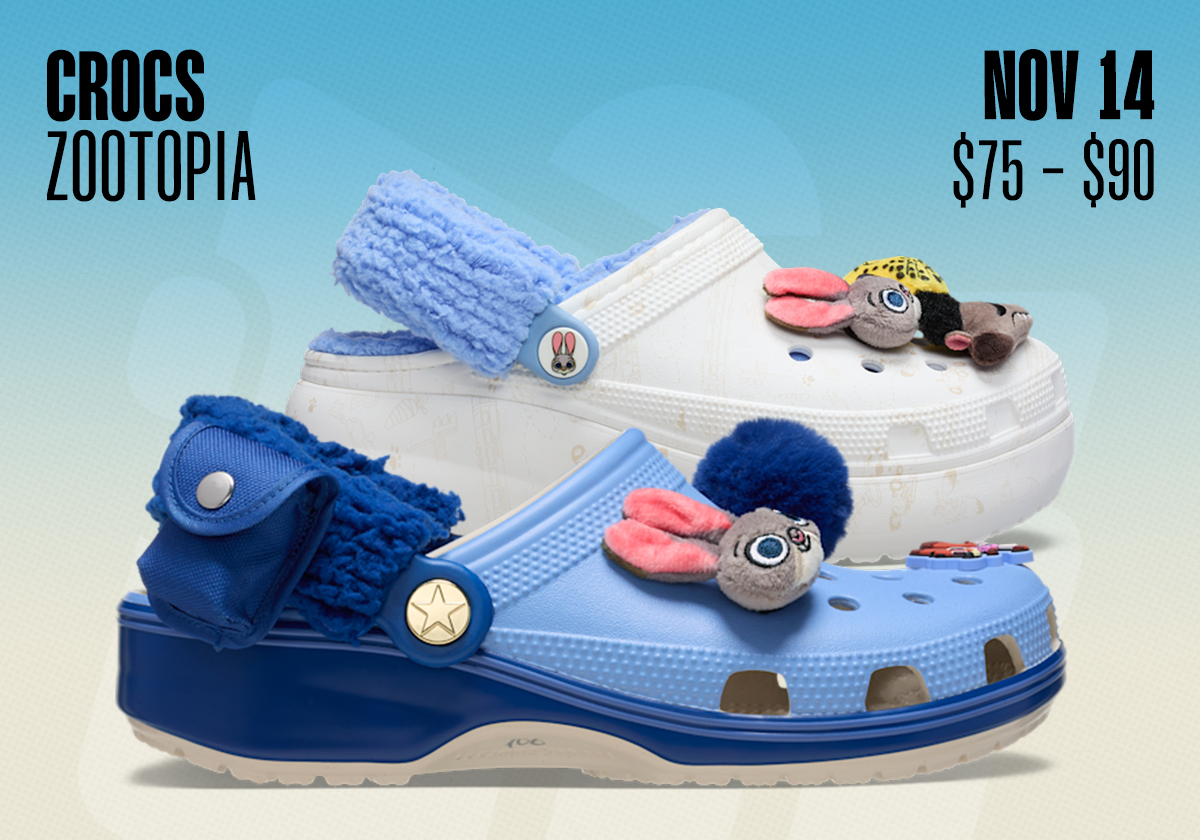 Sneaker Releases November 9 November 15 Zootopia Crocs