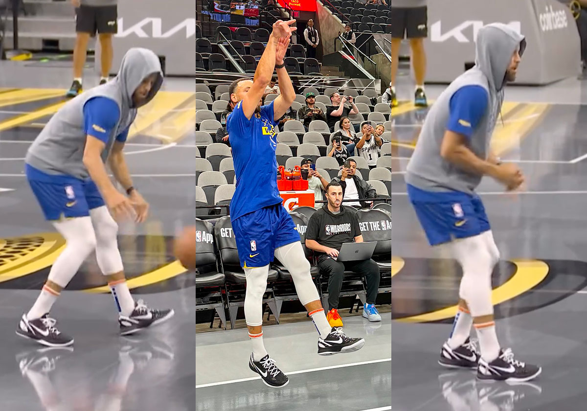 Stephen Curry Wears Nike Kobes On First Day Of Sneaker Free Agency