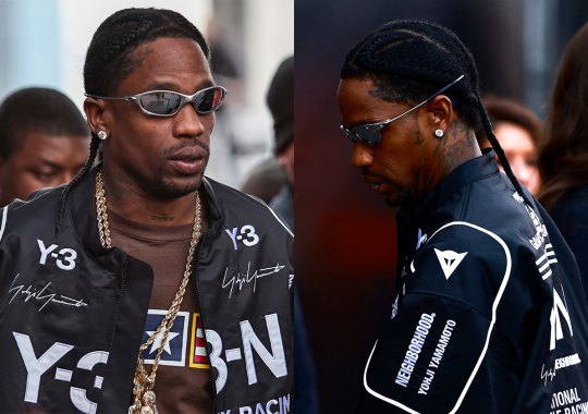 Travis Scott Wore adidas Y-3 At Las Vegas F1 And People Are Going Nuts