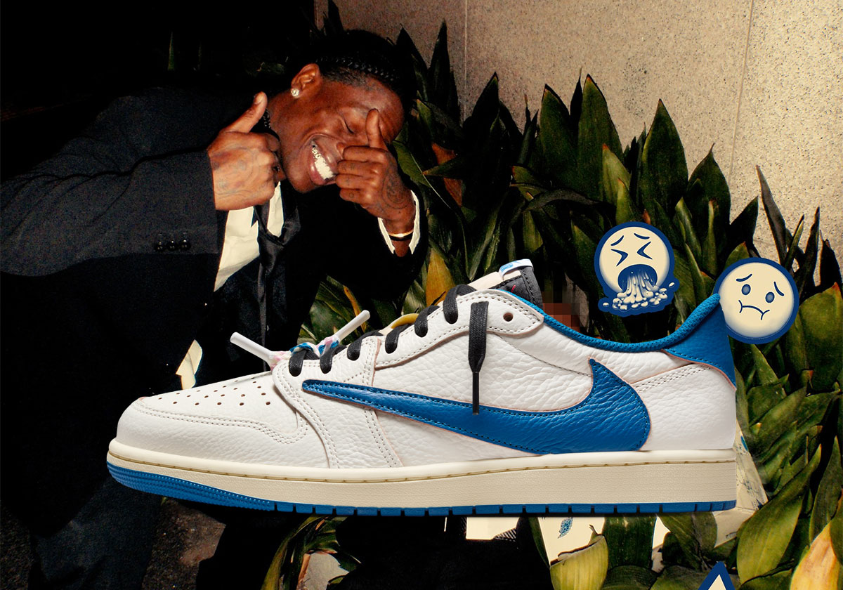 The Travis Scott Fragment Air Jordan 1 Is The Most Wanted Sneaker Release Of All Time