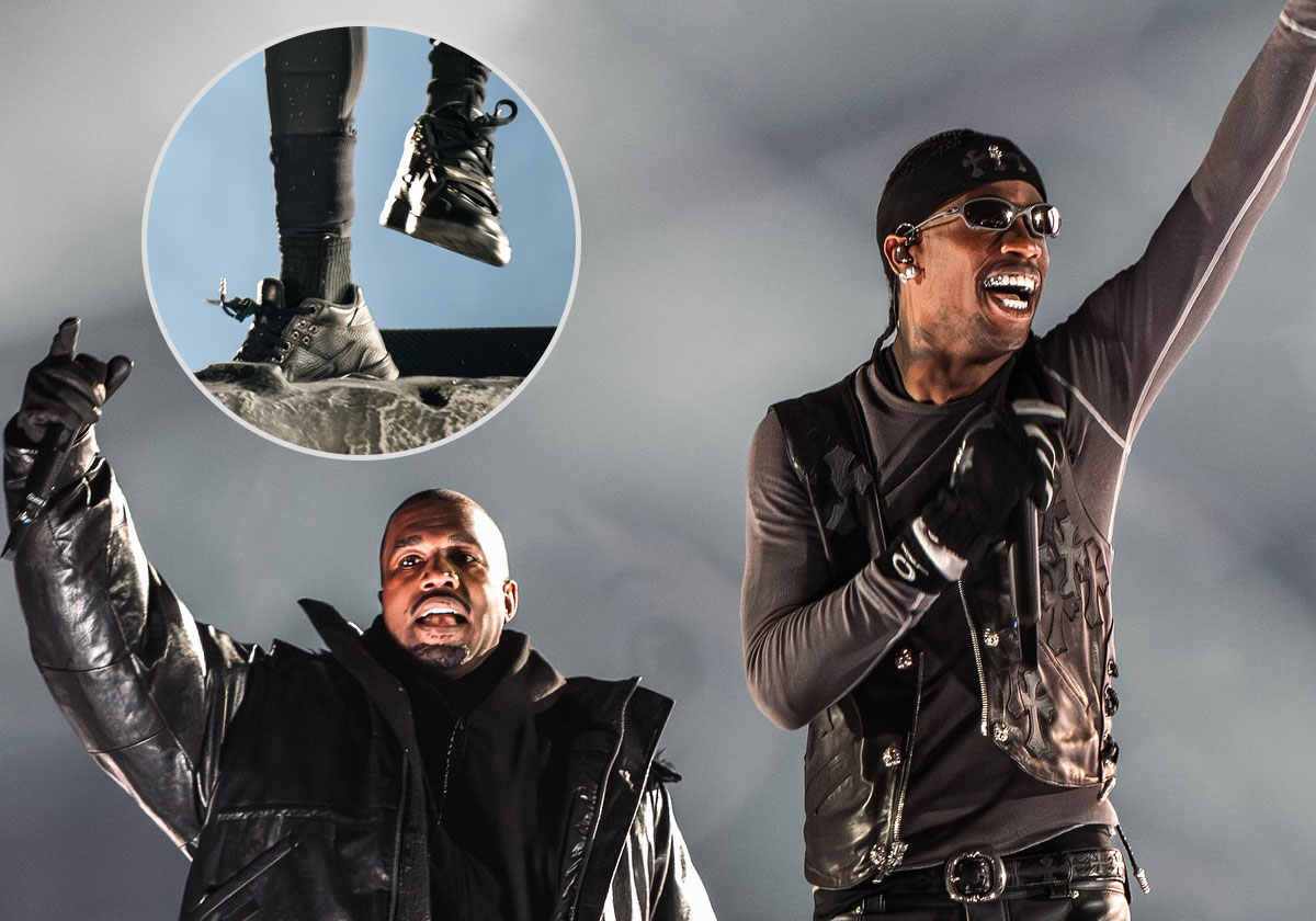 Travis Scott Wore Custom Chrome Hearts x Jordan Jumpman Jack In Tokyo