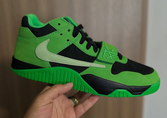 Up Close With The Travis Scott x jordan Lemon Jumpman Jack “Green Spark”
