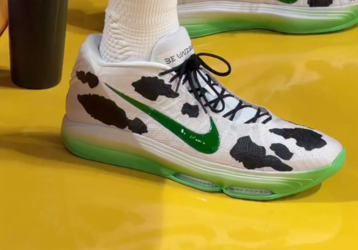 Victor Wembanyama Nike Gt Hustle 3 Cow Print 2