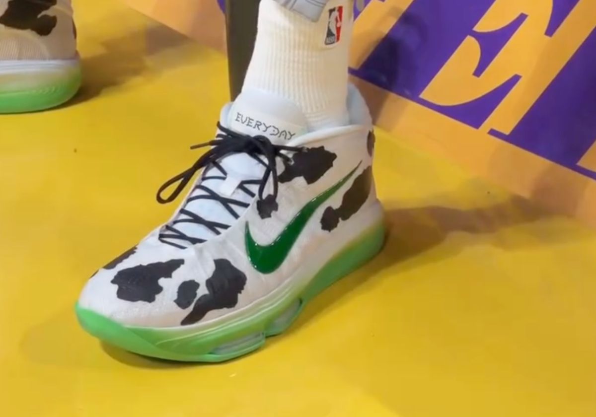 Victor Wembanyama Nike Gt Hustle 3 Cow Print 3