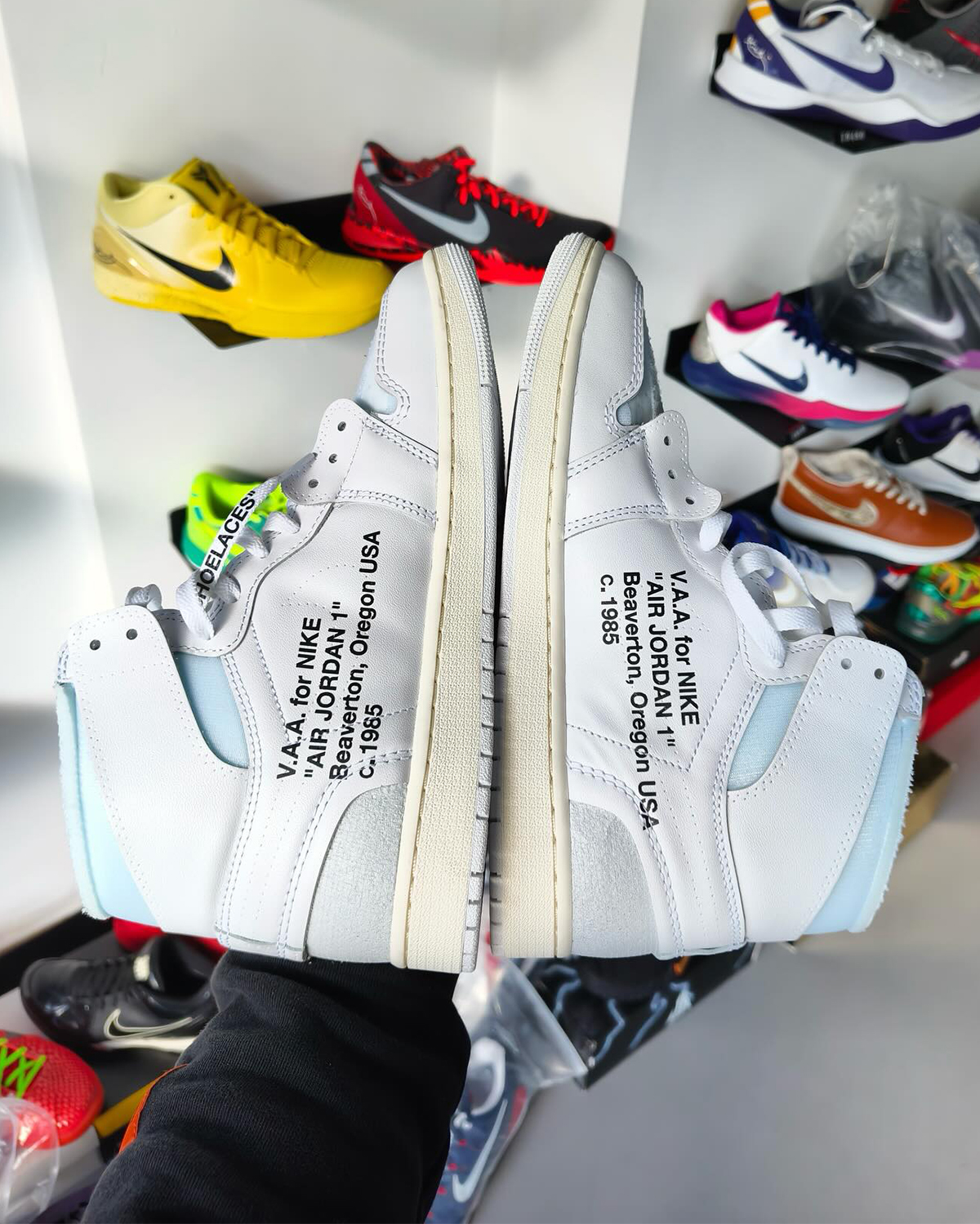 Virgil Abloh Archive Off White Air Jordan 1 Alaska Aa3834 100 1
