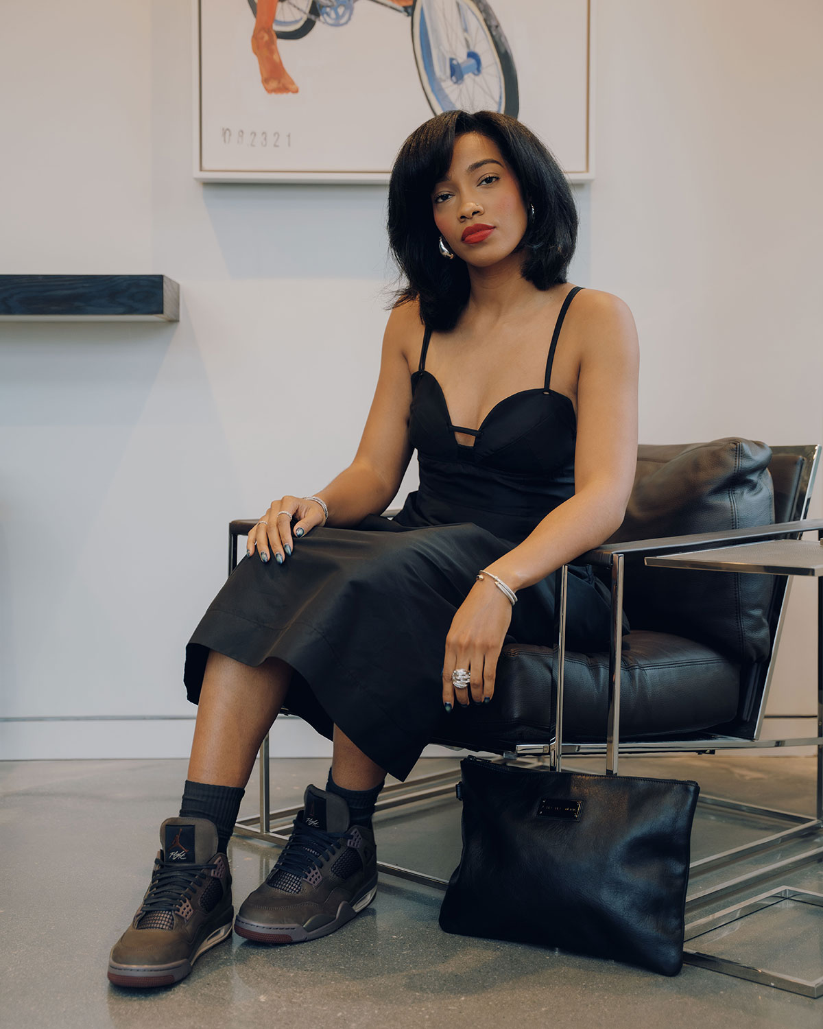 :a Ma Maniere Air Jordan 4 Dark Mocha Built For This If3102 200 7