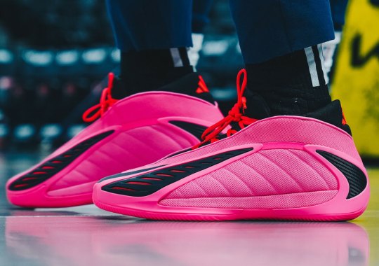 Anthony Edwards Wears adidas AE2 "Lucid Pink" On Christmas Day