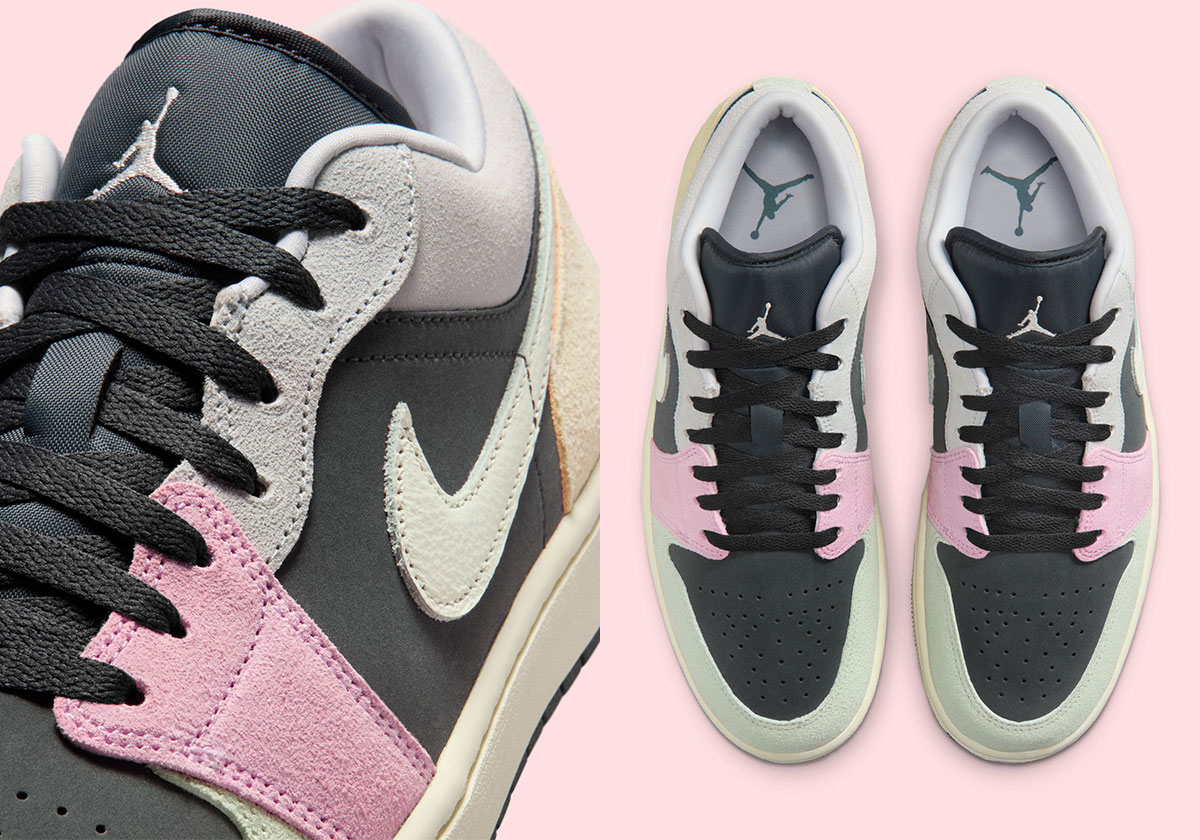 The Air Jordan 1 Low Embraces Multi-Color Shaggy Suede