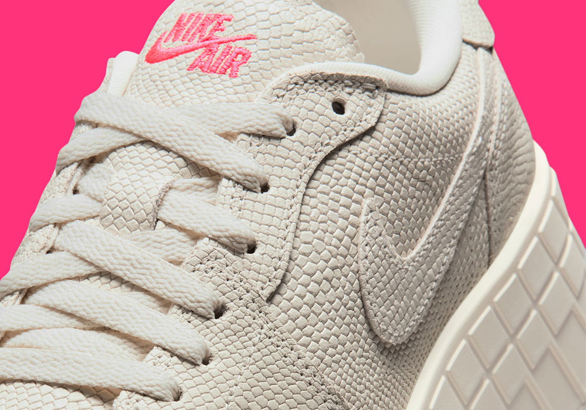 Reptilian Leather Wraps This Air Jordan 1 Low Brooklyn