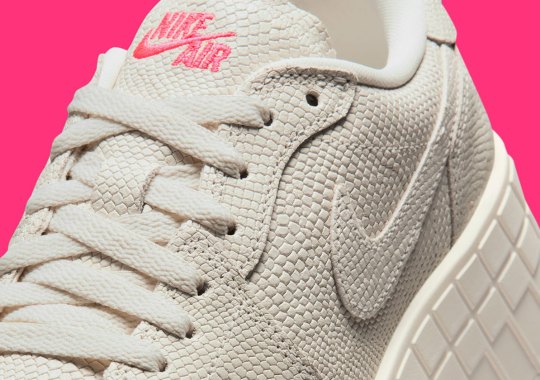 Reptilian Leather Wraps This Air Jordan 1 Low Brooklyn