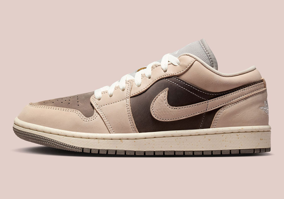 Air Jordan 1 Low Enigma Stone Pale Ivory Hemp Oatmeal Ib7011 001 1