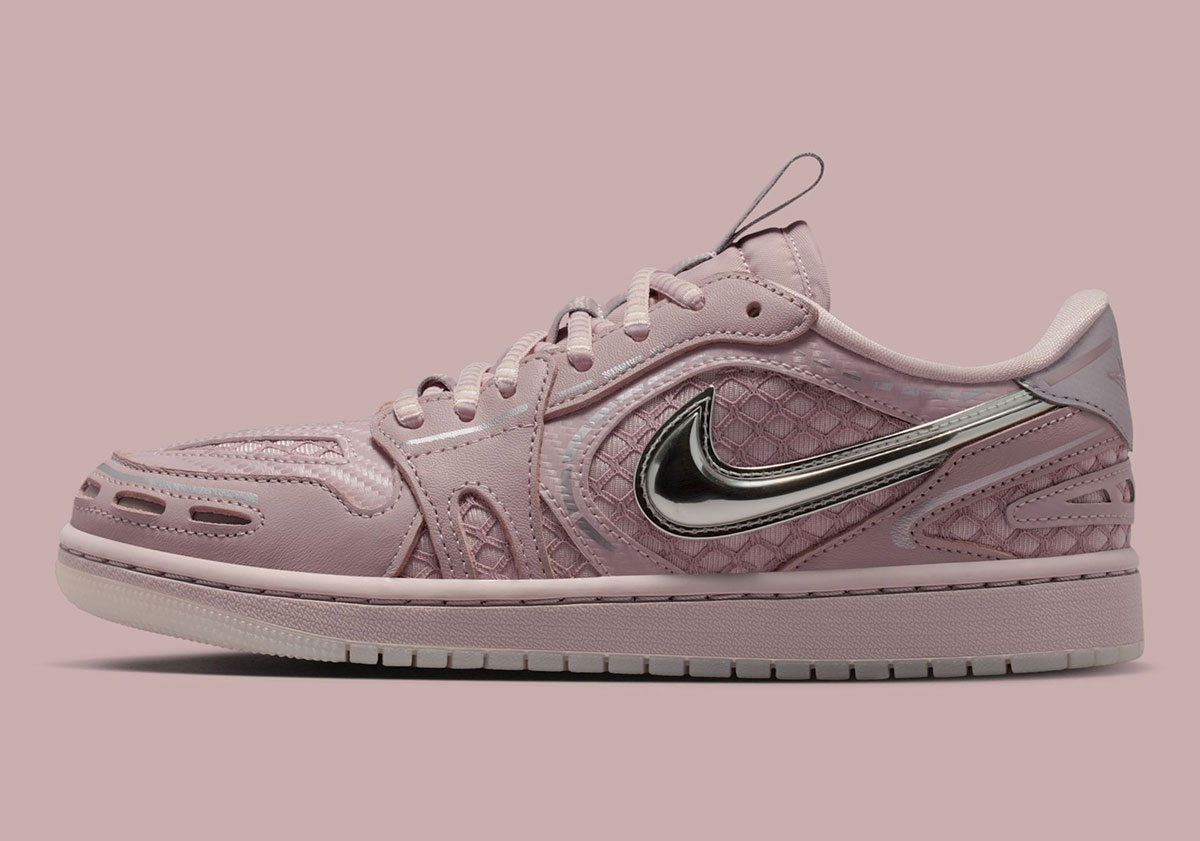 Air Jordan 1 Low Method Of Make V3 Particle Rose Barely Rose Metallic Silver Enigma Stone Hq2186 601 1