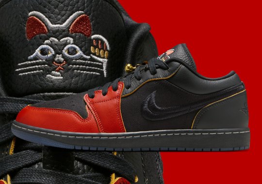 The Air Jordan 1 Low Carries “Money Cat” Embroidery Into The New Year