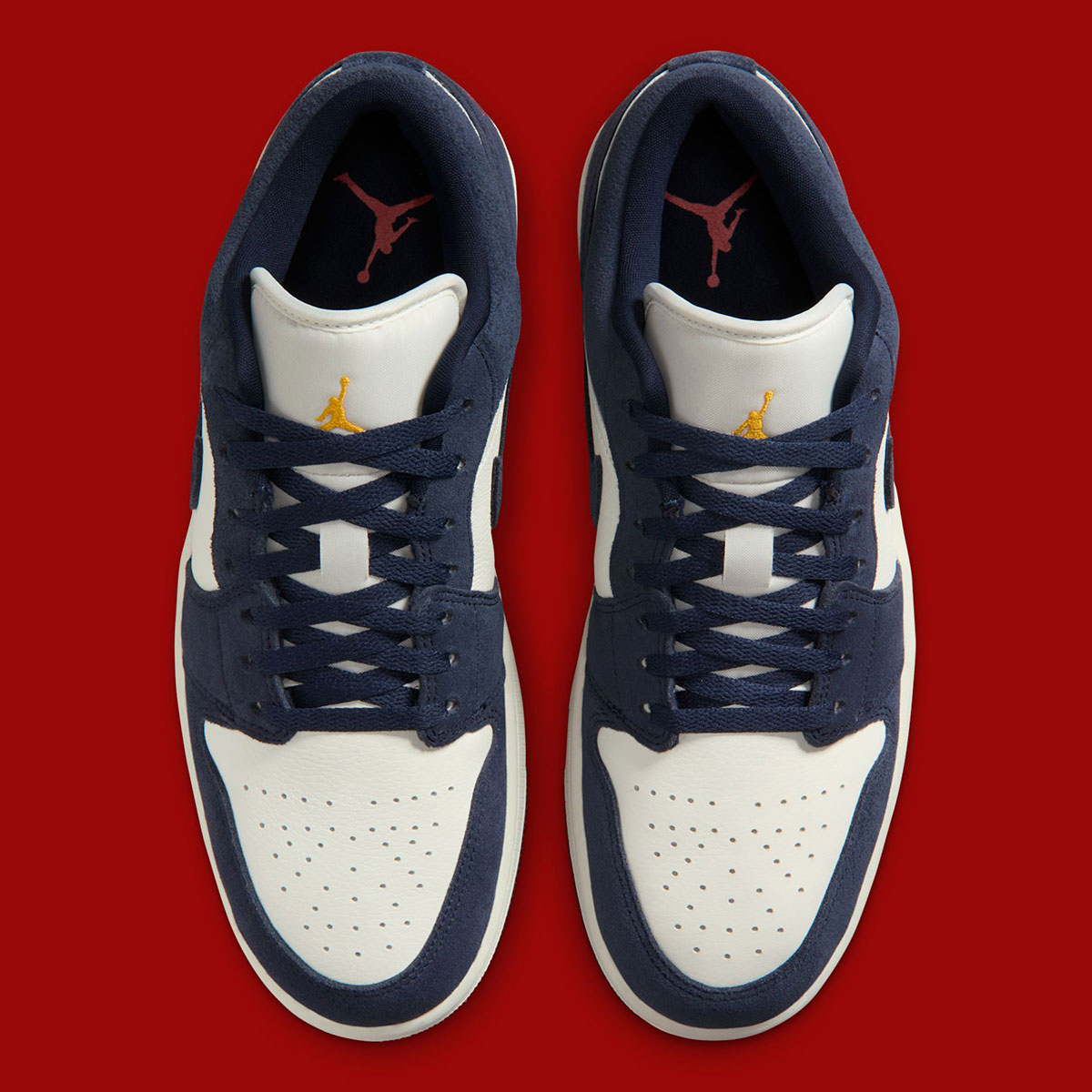 Air Jordan 1 Low Obsidian Metallic Gold Chile Red Io7448 400 4