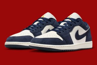 Heightened Materials Shine On The Air Jordan 1 Low “Obsidian”