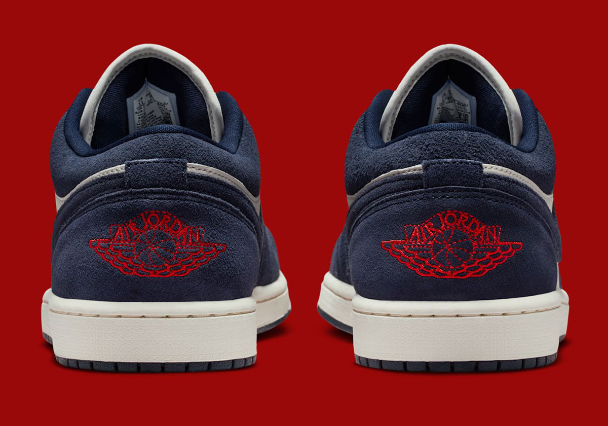 Air Jordan 1 Low Obsidian Metallic Gold Chile Red Io7448 400 6