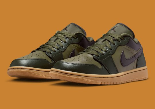 This Air Jordan 1 Low "Sequoia" Is Perfect For Camo Pants SZN